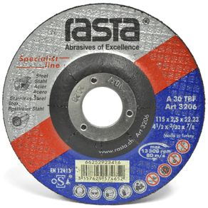 Disco de Desbaste Metal Rasta 4 1/2